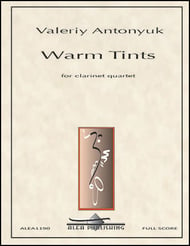 Warm Tints Clarinet Quartet cover